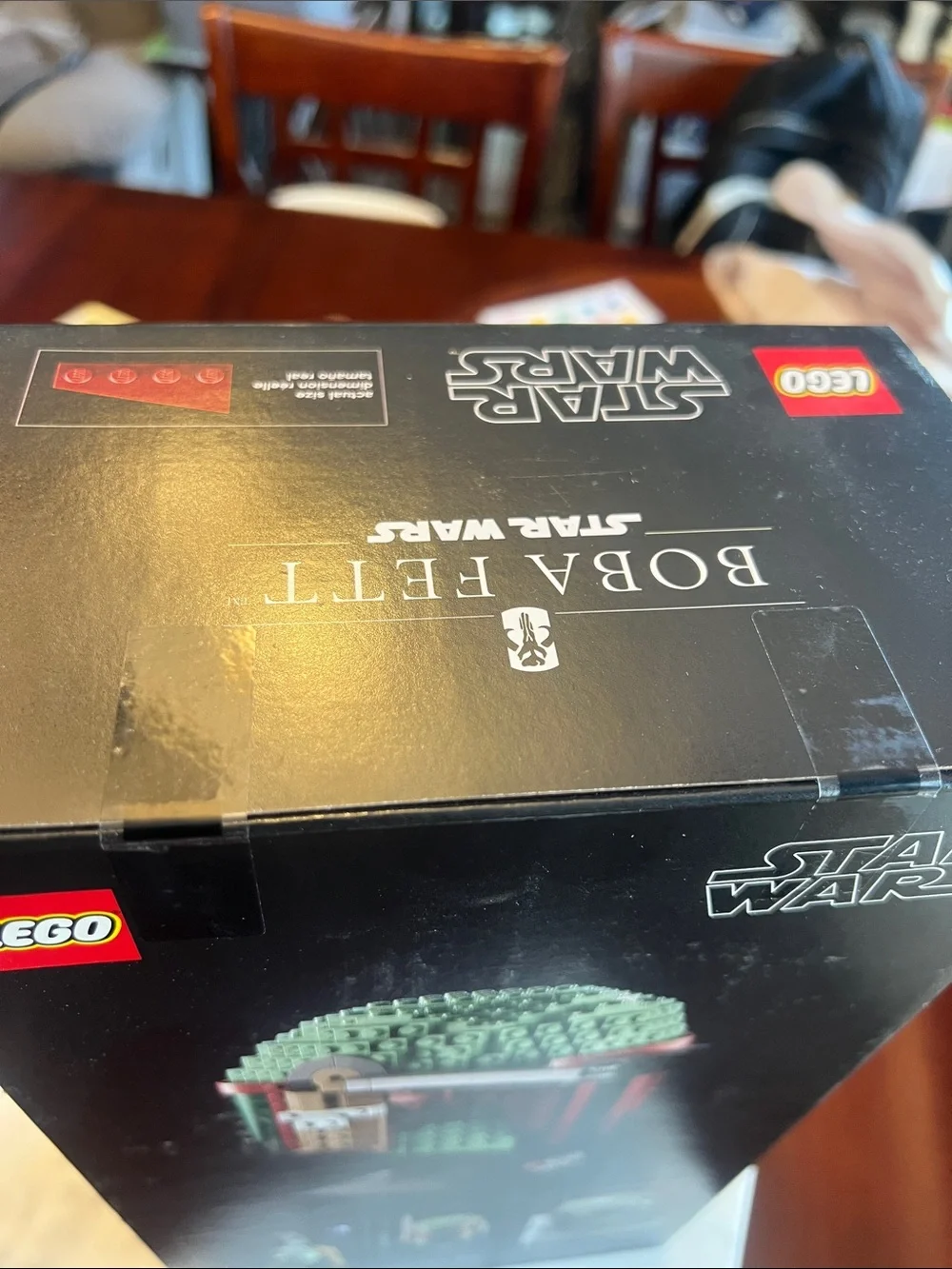 Star Wars Boba Fett Brick Helmet by Star Wars - Green, Red, Black